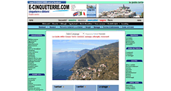 Desktop Screenshot of e-cinqueterre.com